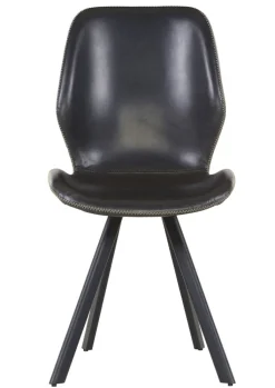 INTERhome Stuhl SOFT Stoffbezug schwarz