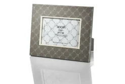JOOP! Bilderrahmen CORNFLOWER Textil 18 x 22 x 1,5 cm grau-weiß