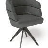 JOOP! Esszimmerstuhl Chenillo grau/schwarz