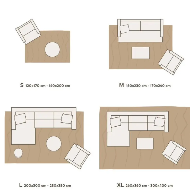 JOOP! Hochflorteppich NEW CURLY 140 x 200 cm natur