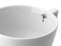 JOOP! Kaffeetassen-Set SINGLE CORNFLOWER 2er Set weiß