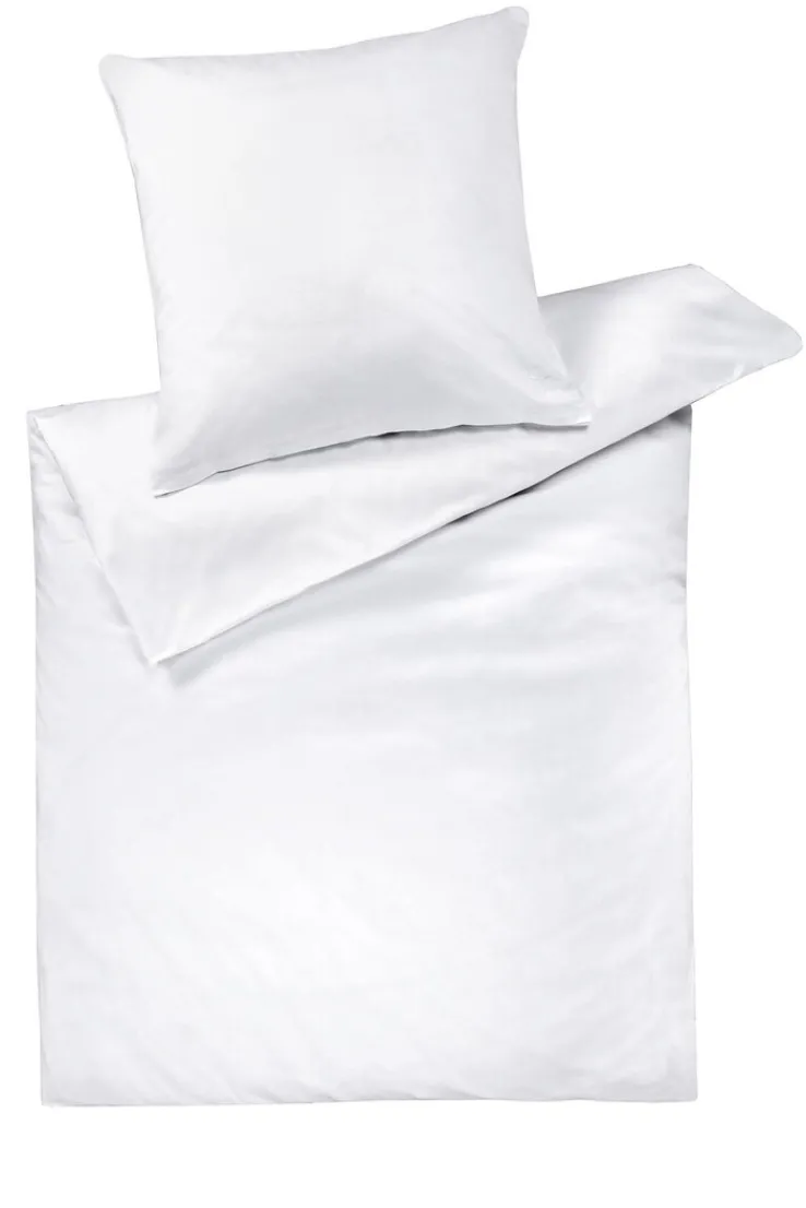 JOOP! Mako-Satin-Bettwäsche ATELIER 155 x 220 cm weiß