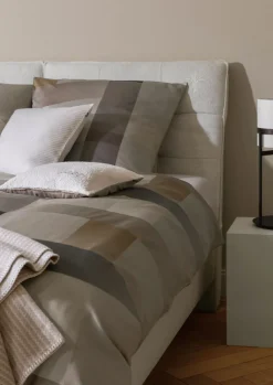 JOOP! Mako-Satin-Bettwäsche LIGHTS 135 x 200 cm sand