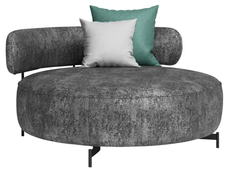 JOOP! Sessel 143 cm Stoffbezug anthrazitgrau