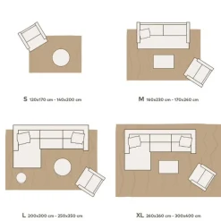 JOOP! Teppich LINES 200 x 300 cm creme