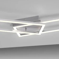 JUST LIGHT LED Deckenlampe IVEN 19,8 x 101,6 cm stahlfarbig