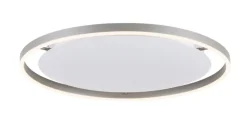 JUST LIGHT LED Deckenlampe RITUS 58 cm alufarbig