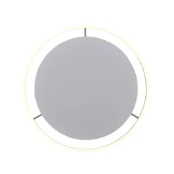 JUST LIGHT LED Deckenlampe RITUS 58 cm alufarbig