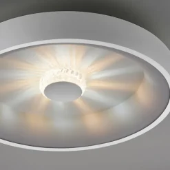 JUST LIGHT LED Deckenlampe VERTIGO 46 cm weiß