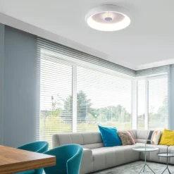 JUST LIGHT LED Deckenlampe VERTIGO 46 cm weiß