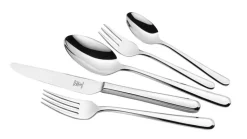 JUSTINUS Besteck-Set BAGUETTE 60-teilig Edelstahl silberfarbig