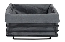 JUSTINUS Brotkorb LIFE 23 x 21,5 cm schwarz