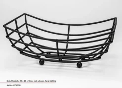 JUSTINUS Brotkorb LIFE STYLE 30 x 20 cm schwarz