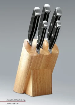 JUSTINUS Messerblock SHARP CUT 6-teilig