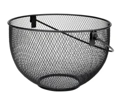 JUSTINUS Obstkorb 30 cm schwarz