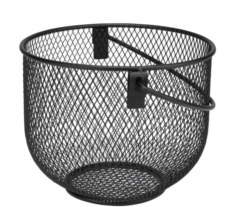 JUSTINUS Obstkorb 21 cm schwarz