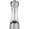 JUSTINUS Pfeffer-/ Salzmühle LIFESTYLE 17 cm Glas