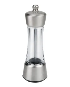 JUSTINUS Pfeffer-/ Salzmühle LIFESTYLE 17 cm Glas