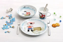 KAHLA Kindergeschirr SCHATZPIRAT 3 teilig Weiß mit Motiv
