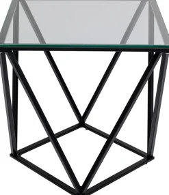 KARE DESIGN Beistelltisch CRISTALLO schwarz 50x50x55 cm