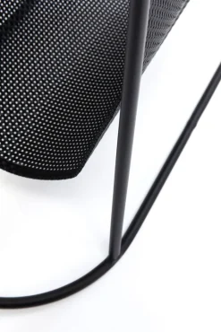 KARE DESIGN Beistelltisch MESH 54 x 54 x 25 cm Stahl/Glas schwarz