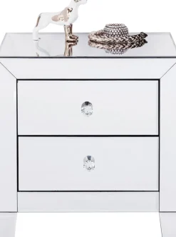 KARE DESIGN Nachtkonsole LUXURY 49 x 50 cm verspiegelt