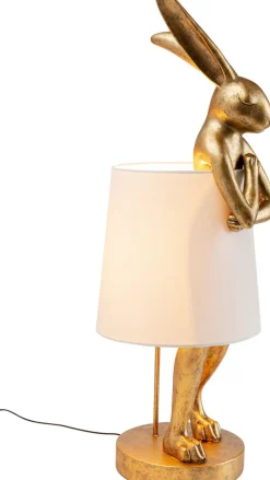KARE DESIGN Retrofit Tischlampe ANIMAL RABBIT 88 cm goldfarbig