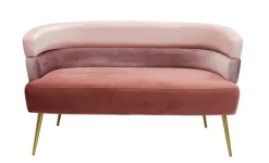 KARE DESIGN Sofa SANDWICH 125 x 64 cm rosa