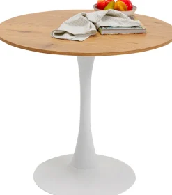 KARE DESIGN Tisch SCHICKERIA 80 x 80 cm braun/weiß