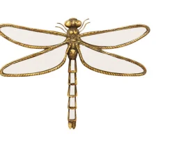 KARE DESIGN Wandschmuck DRAGONFLY 37 x 27 cm goldfarbig