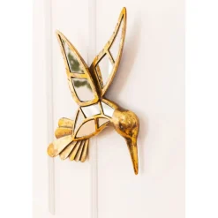 KARE DESIGN Wandschmuck HUMMINGBIRD 37 x 40,5 cm goldfarbig