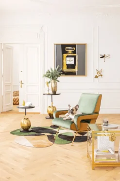 KARE DESIGN Wandschmuck HUMMINGBIRD 37 x 40,5 cm goldfarbig