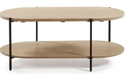 Kave Home Couchtisch PALMIA 110 x 55 cm Mango braun