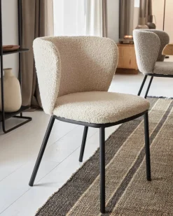 Kave Home Polsterstuhl CISELIA 2er Set weiß