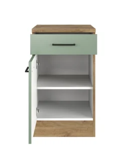 QUARTIER Küche Unterschrank Fiona 85 cm Eiche