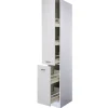 QUARTIER Küchen Apothekerschrank WITO 30 x 200 x 57 cm weiß