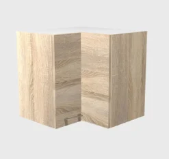 QUARTIER Küchen Eckhängeschrank JACK 60 cm braun