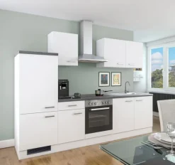 QUARTIER Küchenblock MEGGIE 270 /120 / 60 cm weiß