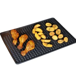 KÜCHENPROFI Backofenmatte PYRAMIDE 40x30 cm schwarz