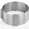 KÜCHENPROFI Tortenring 16 - 30 cm silberfarbig