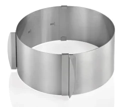 KÜCHENPROFI Tortenring 16 - 30 cm silberfarbig