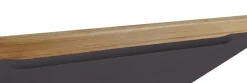 Küchenzeile AALBORG 300 cm Wotan Eiche Dekor/ Matt Grau