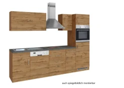 Küchenzeile ODENSE 270 cm Wotan Eiche Dekor