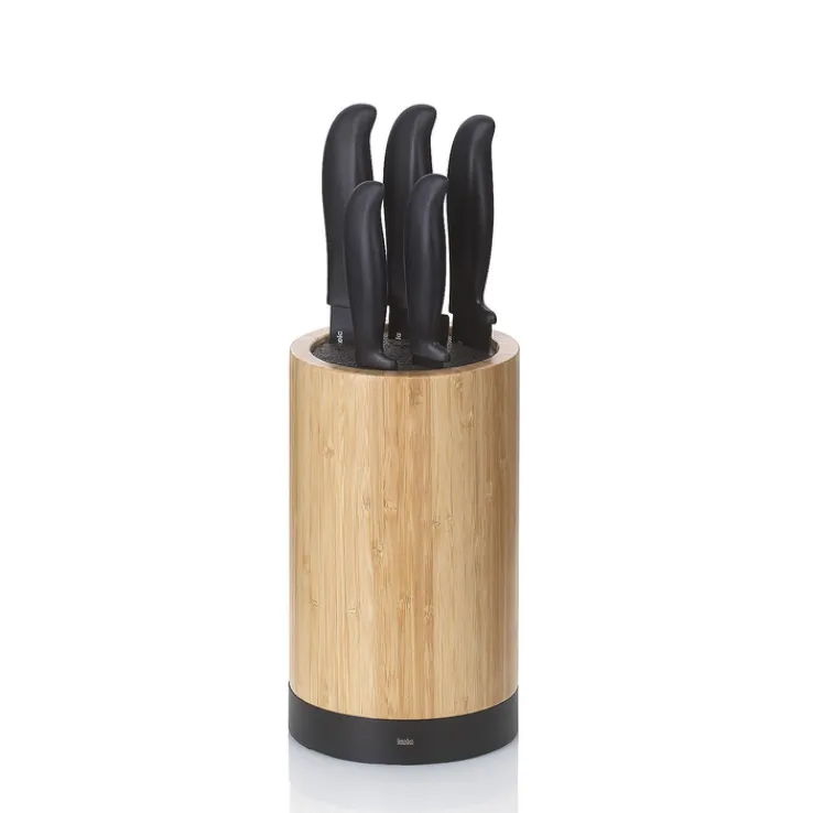 kela Messerblock-Set ACIDA 6-teilig Bambus