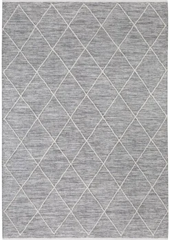 Kinder Kelim-Teppich TRELLEBORG 170 x 240 cm grau