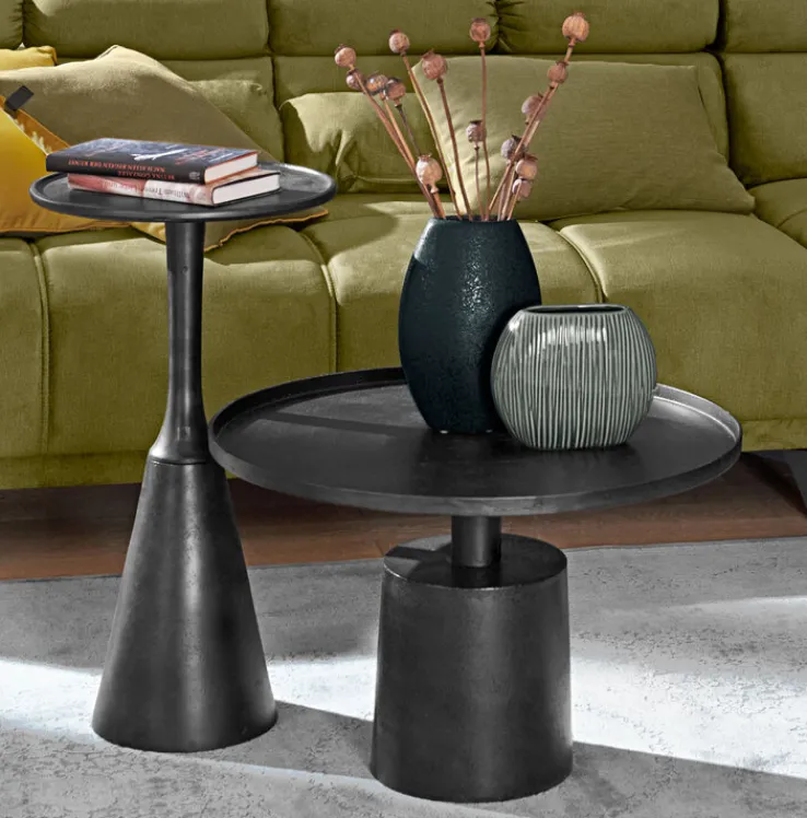 Keramik Vase 16 cm anthrazit