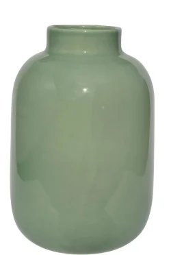 Keramik Vase 24 cm salbei