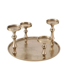 Kerzenleuchter FURO goldfarbig