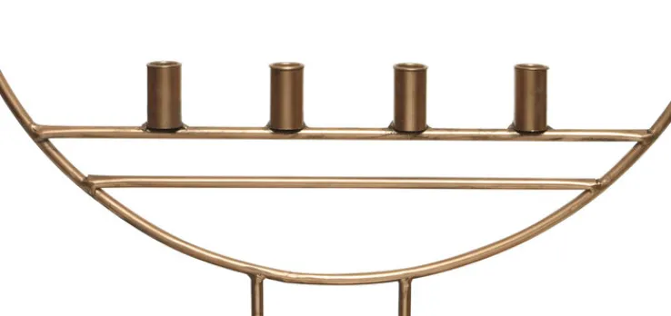 Kerzenständer 76 cm kupferfarbig