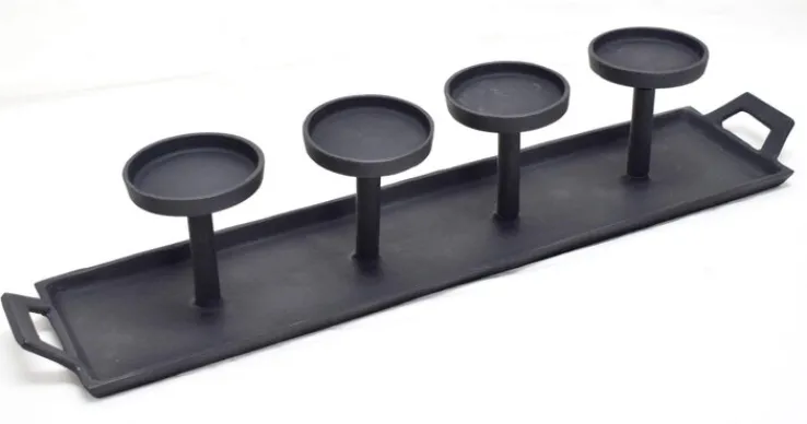 Kerzenständer 65 cm schwarz